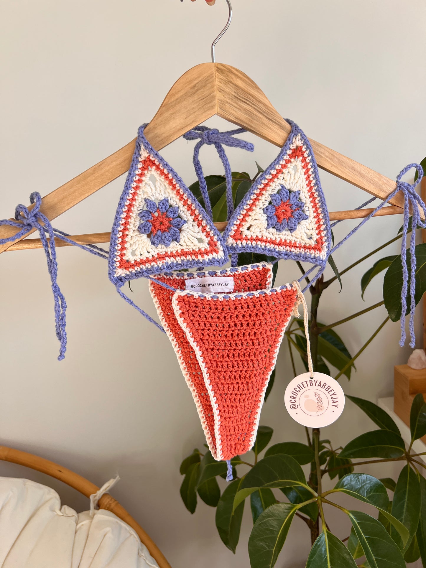 Custom Flower Bikini *TOP* (Made to Order)